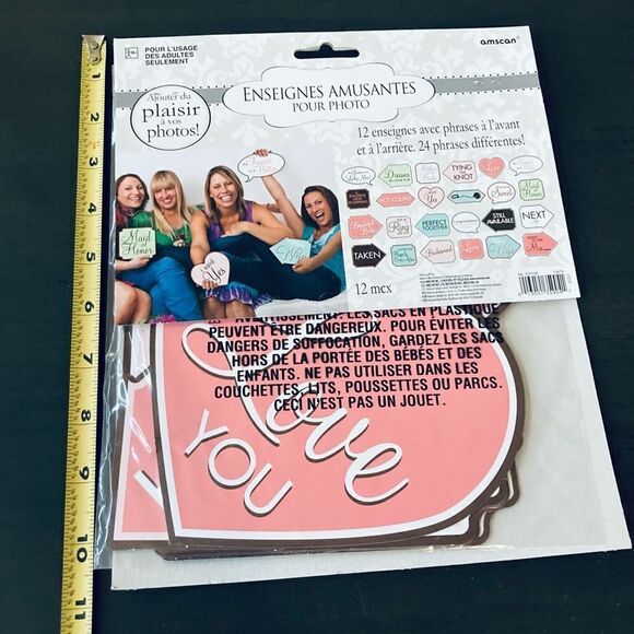 Bridal Shower Bachelorette Party Photo Prop Signs - Picture 4 of 4